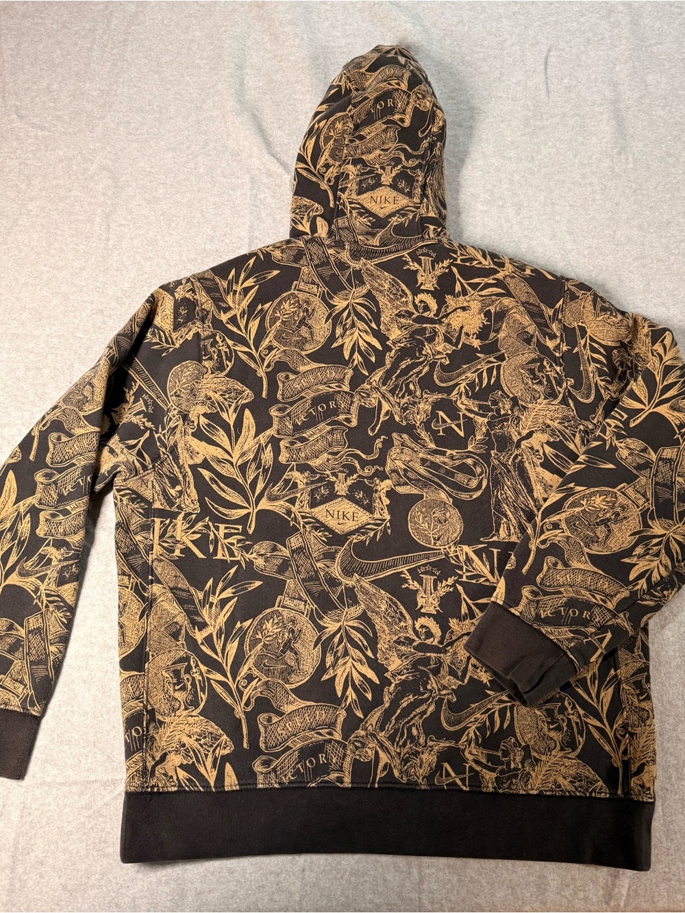 Nike Black & Gold Club Victor Hoodie - Picture 3 of 3